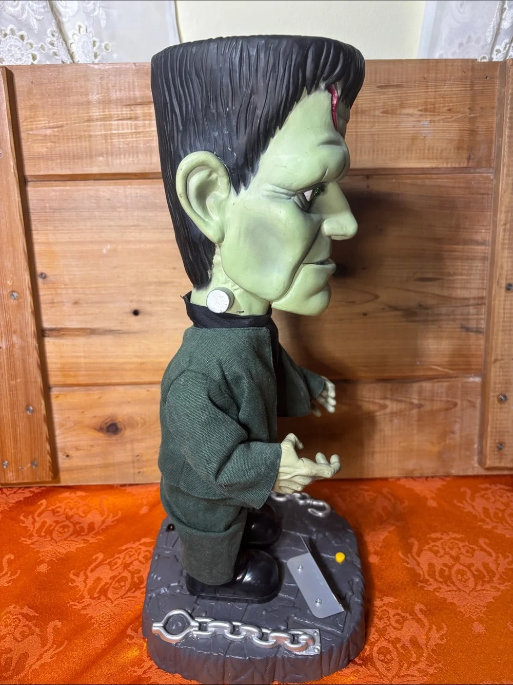 Vintage 2001 Gemmy Frankenstein Animated Song and Dance! Lighting Eyes!